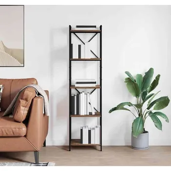 Knihovna vidaXL Knihovna Kouřový dub 40 x 30 x 155 cm kompozitní dřevo [868355]