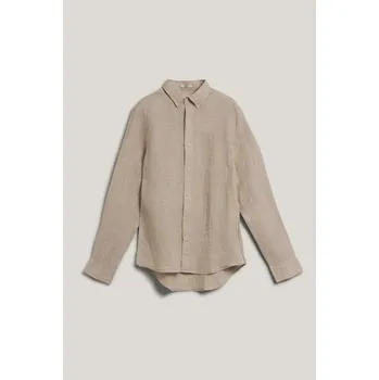 Pánská košile KOŠILE GANT SLIM LINEN SHIRT DRY SAND