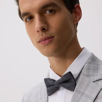 Čepice Reserved - Kostkovaný motýlek - tmavě šedá - 434GT-90X - 434GT-90X-ONE