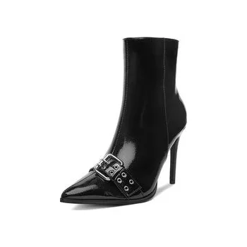 Dámské kozačky Polokozačky DeeZee 1500-1 Černá 36