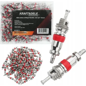 Vrták Pružinová vložka do Pneumatiky 100 KUSŮ 19 mm Kraft&Dele