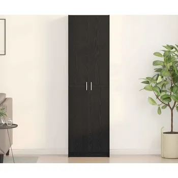 Komoda vidaXL Šatní skříň Černý dub 55 x 25 x 189 cm kompozitní dřevo [3334009]