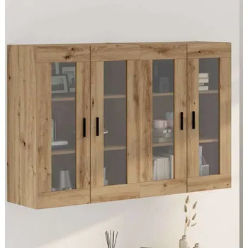 Komoda vidaXL Nástěnné skříňky 2 pcs dub artisan 69,5 x 34 x 90 cm [3394582]