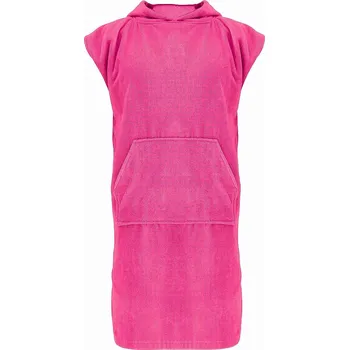 AGAMA Dětské ručníkové pončo COTTON PREMIUM KIDS RŮŽOVÁ