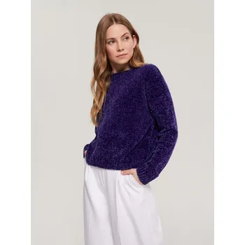 Pánská móda Sinsay - Hebký žerzejový svetr - námořnická modrá - 9913A-59X - 9913A-59X-L-1