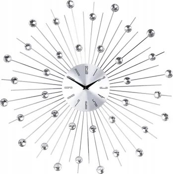 Hodiny Nástěnné hodiny Gockowiak stříbrné 50 cm