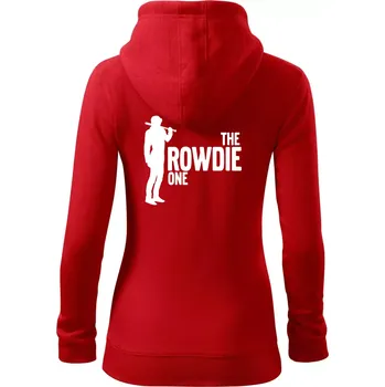 Dámská mikina Bachelor party - The rowdie one - Dámská mikina trendy zipper s kapucí - 2XL ( Červená )