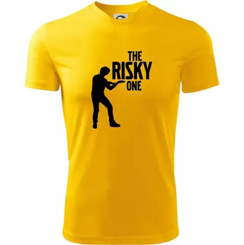 Pánské tričko Bachelor party - The risky one - Pánské triko Fantasy sportovní (dresovina) - M ( Žlutá )