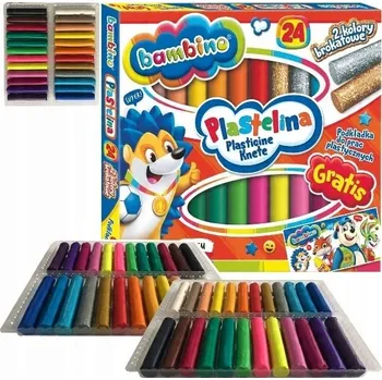 Modelovací hmota MODELÍNA PRO DÍVKU CIASOLINA BAMBINO 24 SADA NA MODELOVÁNÍ