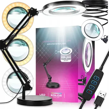 IP kamera Lampa s lupou Reball 105 mm 3x LED 12W bílá