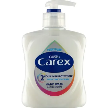 Mýdlo Antibakteriální tekuté mýdlo Carex Moisture Plus - dávkovač s pumpičkou 250 ml