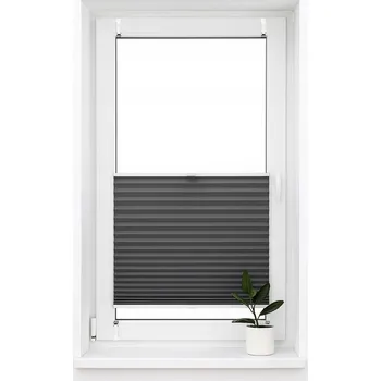 Prostěradlo Termo roleta plisé zatemňující 100% VANTA 131x200cm BLACKOUT bez vrtání.