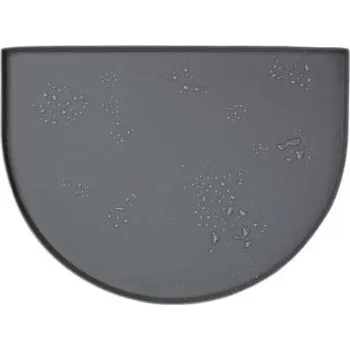 Miska pro psa Silikonová podložka pod misku pro psa Šedá 66 x 53 cm