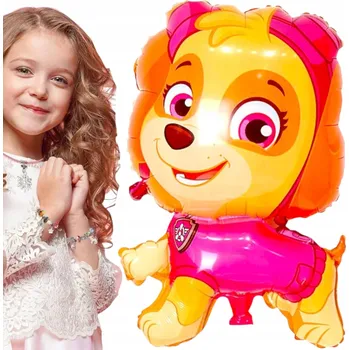 Balónek Fóliový balónek k narozeninám 67 cm Tlapková patrola pejsek Skye na oslavu / párty