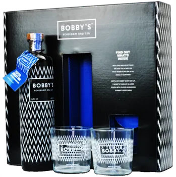Gin Gin Bobbys 0,7l 42% + dárkové balení + skleničky