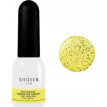 Lak na nehty Hybridní lak barevný lak Didier Lab lemon ice cream 10 ml