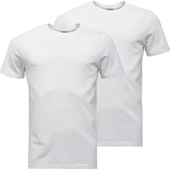 Pánské tričko Pánské tričko BLEND BHDINTON CREW NECK TEE 2-PACK S Bílá