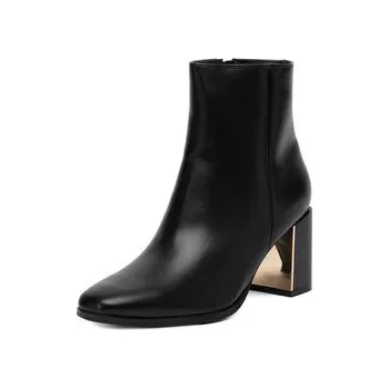 Dámské kozačky Polokozačky DeeZee 1626 Černá 38