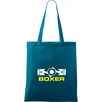 Boxer Píst - Taška bavlněná - 42 x 38 cm ( Petrolejová )