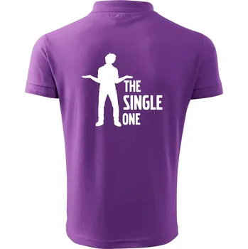 Pánská košile Bachelor party - The single one - Polokošile pánská Pique Polo 203 - 3XL ( Fialová )