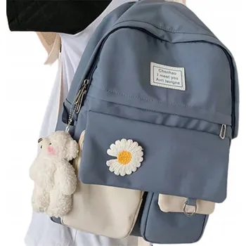 Školní batoh ŠKOLNÍ BATOH PRO TEENAGERKU VELKÝ A4 MODERNÍ STUDENTSKÝ BATOH