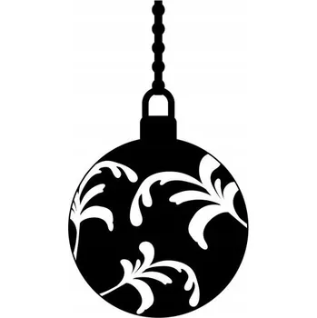 Vánoční dekorace Samolepka na stěnu vánoční ozdoba 15x8 cm