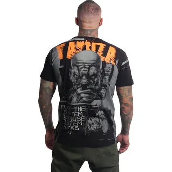 Pánská móda Pánské triko Yakuza System Allover Regular 26002 black velikost: 4XL