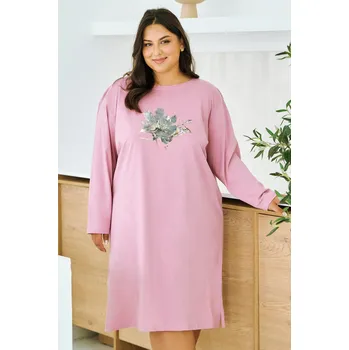 3473 NOČNÍ KOŠILE PATRICIA 4XL-6XL červenat se 4XL