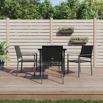 Zahradní nábytková souprava z umělého ratanu VidaXL šedá 1 ks