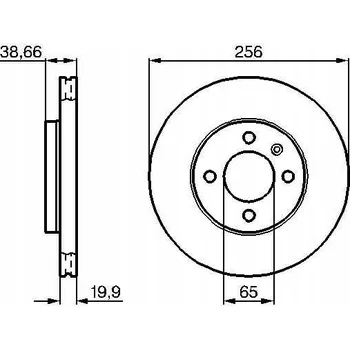 Brzdový kotouč Brzdový kotouč Bosch 0 986 478 308