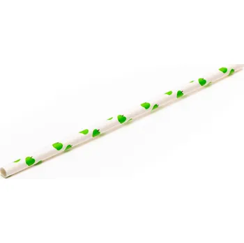 Jednorázové nádobí Brčka Biodegradabilní papírová 50 ks 200x6 mm