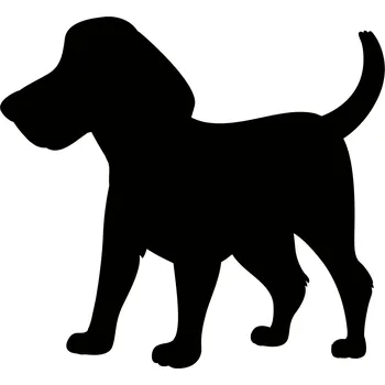 Samolepící dekorace Samolepka na stěnu - štěně beagle 13x15cm