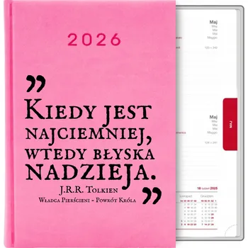 Kalendář Knižkový kalendář 2026 A5 růžový