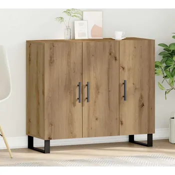 Předsíňová stěna vidaXL Servírovací skříň Artisanový dub 90 x 34 x 80 cm [862954]