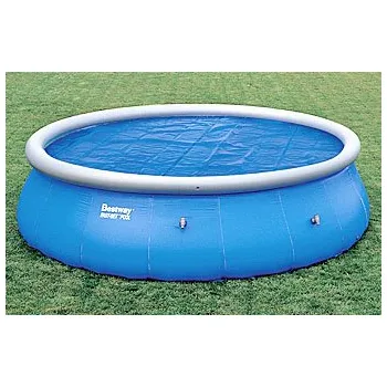 bazénová plachta Plachta na bazén solární 180mic modrá kruh 3m