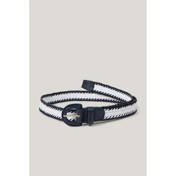 Opasek OPASEK GANT CONTRAST EDGE BRAIDED BELT EGGSHELL