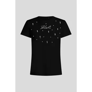 Dámské tričko TRIČKO KARL LAGERFELD KARL RS T-SHIRT BLACK