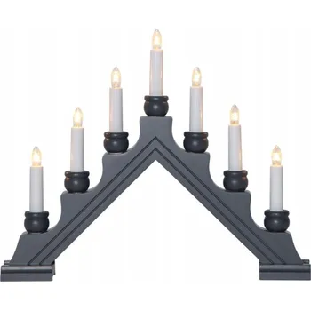 Svícen Dřevěný svícen Star Trading 34 cm