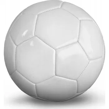 Fotbalový míč YAKIMASPORT FOTBALOVÝ MÍČ CELÝ BÍLÝ 100303 vel. 5