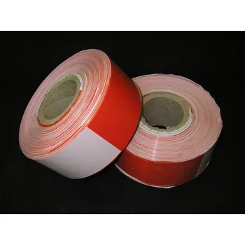 Výstražná páska Páska červeno-bílá výstražná 200m