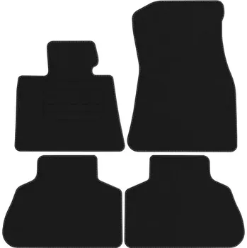 autokoberec Velurové autokoberce s upevněním v sadě Edecor