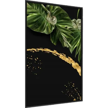 Obraz Plakát v rámu Abstraktní LISTY Alokasie 30x40