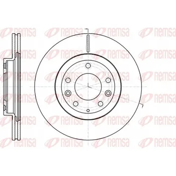 Brzdový kotouč Remsa 61215.10 Brzdový kotouč