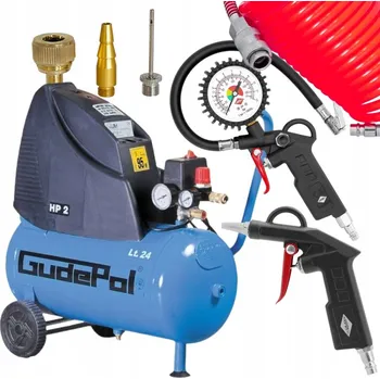 Kompresor Gudepol bezolejový kompresor kompresor 200 l/min 24 l