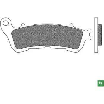 Brzdová destička brzdové destičky, NEWFREN (směs SCOOTER ELITE SINTERED) 2 ks v balení M502-973