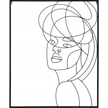 Obraz Žena, černý obličej, nástěnná dekorace, obraz