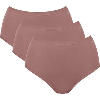 Dámská móda Dámské kalhotky SLOGGI GO DAILY COTTON HIGHWAIST 3P CACAO M 0
