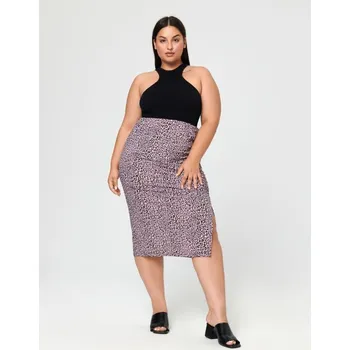 Dámská sukně Sinsay - Midi sukně s rozparkem - vícebarevná - 2935X-MLC - 2935X-MLC-2XL-1