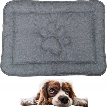 Pelíšek pro psa DOTTY Podložka pro PSA matrace do klece do auta Šedá