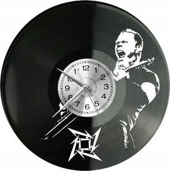 Hodiny METALOVÁ ROCKOVÁ KAPELA HUDEBNÍ SKUPINA NÁSTĚNNÉ HODINY DEKORATIVNÍ MODERNÍ DESKA